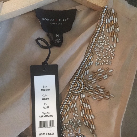 Gorgeous Romeo & Juliet beaded top NWT - Picture 3 of 3